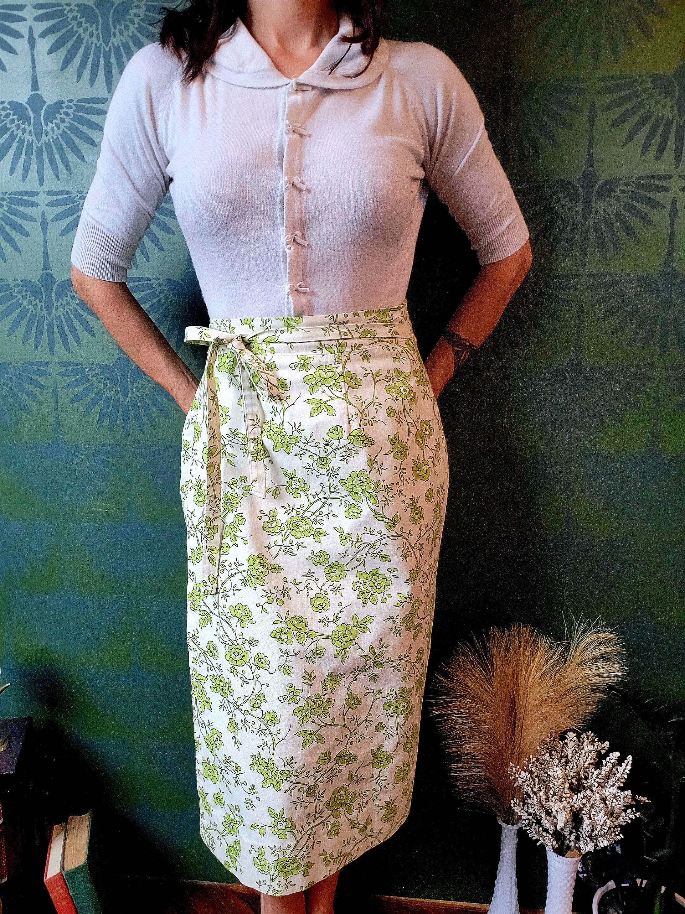 Vintage wrap around skirt sale pattern
